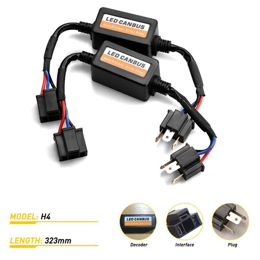 H1/H3/H4/H7/H8/H9/H11 Automotive LED Canbus Load Resistor Controller Fault Eliminator LED Decoder Light Error Free 12V Resistor