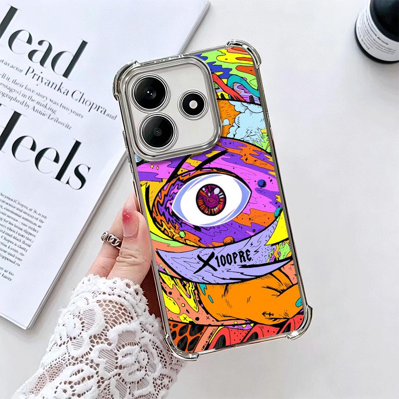 Чехол для телефона Bad Bunny X100pre с покрытием для Xiaomi Redmi Note 14 15 Pro Plus 13 12 11 11S 11T 10 9S 9 5G, противоударный с подушкой безопасности