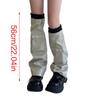 Womens PU Leathers Leg Warmers Long Leg Sleeve Socks Warm Adult Girls Boot Socks Party Casual Streetwear