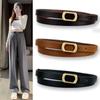 Versatile Leather Belt Women Thin Waist Strap Casual Trouser Dress Belts