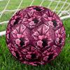1pc Love Flames Standard Size 5 Wear Resistant Football, Indoor Outdoor Soccer Ball for School Park Grass Training & Daily zq71016