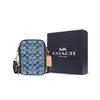 New COACH Stanton Canvas With Denim And Leather Shoulder Bag, Crossbody Bag Mini Men's C8235-B4EI