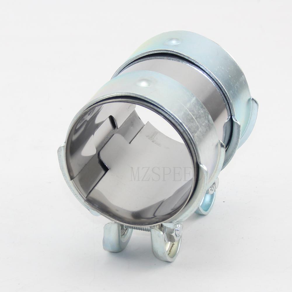 2 inch 2.5 inch Exhaust Muffler Tube Pipe Connector Joiner Sleeve Clamp Adjustable Stainless Steel Kit DIY Tool Car Accessories
