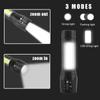 Мини портативный светодиодный фонарик USB перезаряжаемый небольшой карманный фонарь со встроенным аккумулятором фиксированный фокус масштабируемый походный поисковый фонарь