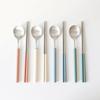 [Set of 4] Kamome Kitchen Color Mood Cutlery Set, 1 Piece, Korean Popular Tableware
