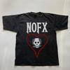 Горячий! NOFX Финальный тур Чикаго, Унисекс Черная хлопковая футболка, Размер S-4XL