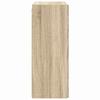 Wall Mounted TV Cabinet in Sonoma Oak Finish 59.5 x 31 x 80 cm Particleboard