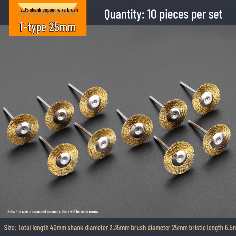 Electric Grinder Steel Wire Brush Polishing Head for Rust Removal and Walnut Polishing