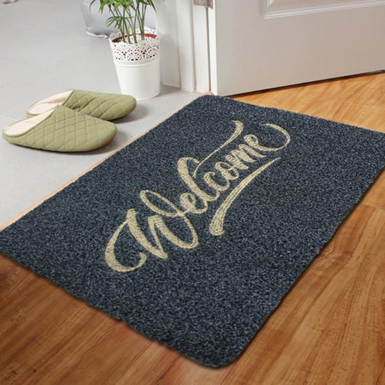Коврик для входной двери с принтом приветственной надписи, домашний декор, прочный напольный коврик для переднего входа