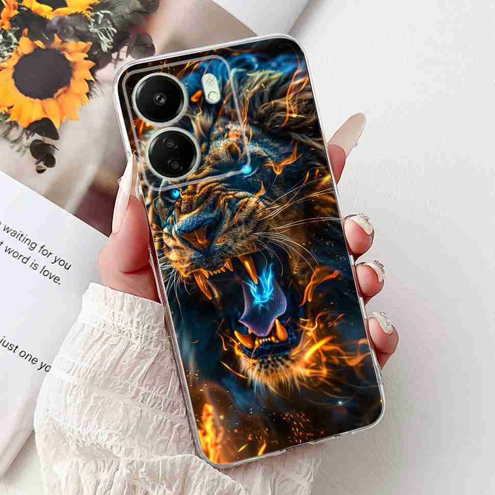 Для Xiaomi Redmi 13C 4G Чехол Redmi13C 2023 Новый Модный Узор Чехол Силиконовый Мягкий Чехол для Телефона Для Xiaomi Poco C65 PocoC65 Fundas
