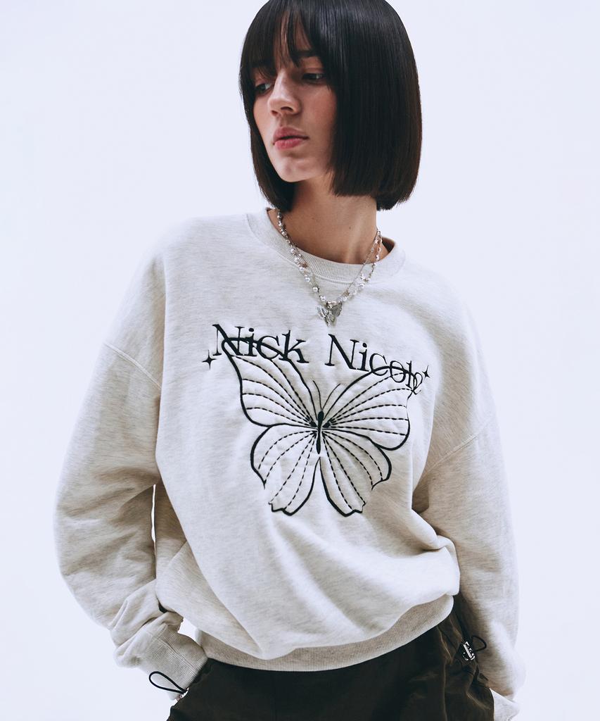 Свитшот Nigaennikol Shine Butterfly_Овсянка