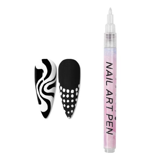 Набор ручек для нейл-арта 12 цветов, гелевая ручка-лайнер для рисования, водостойкая, быстросохнущая, DIY маркер для ногтей, гелевый карандаш для граффити и точек для дома и салона