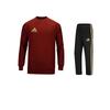 adidas Пуловер с круглым вырезом и длинными рукавами, простая удобная модная толстовка, повседневные спортивные брюки, костюм унисекс ACLLSPS3CS-RG+TR30PT-BG