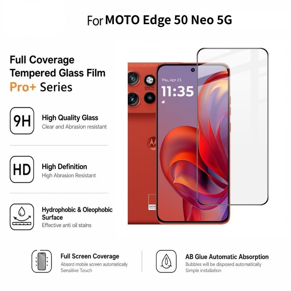 For Moto Edge 50 Neo / S50 5G Film IMAK Pro+ Full Coverage Tempered Glass