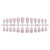 Gradient Heart Almond Press-On Nails - Simple, Stylish Nail Art