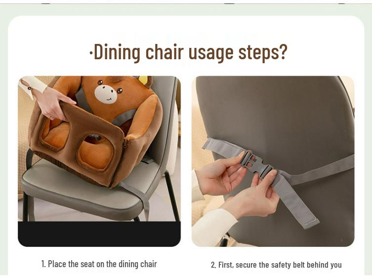 Baby Learning Chair - Plush High Chair Seat for 6-10 Months, Children's Sofa