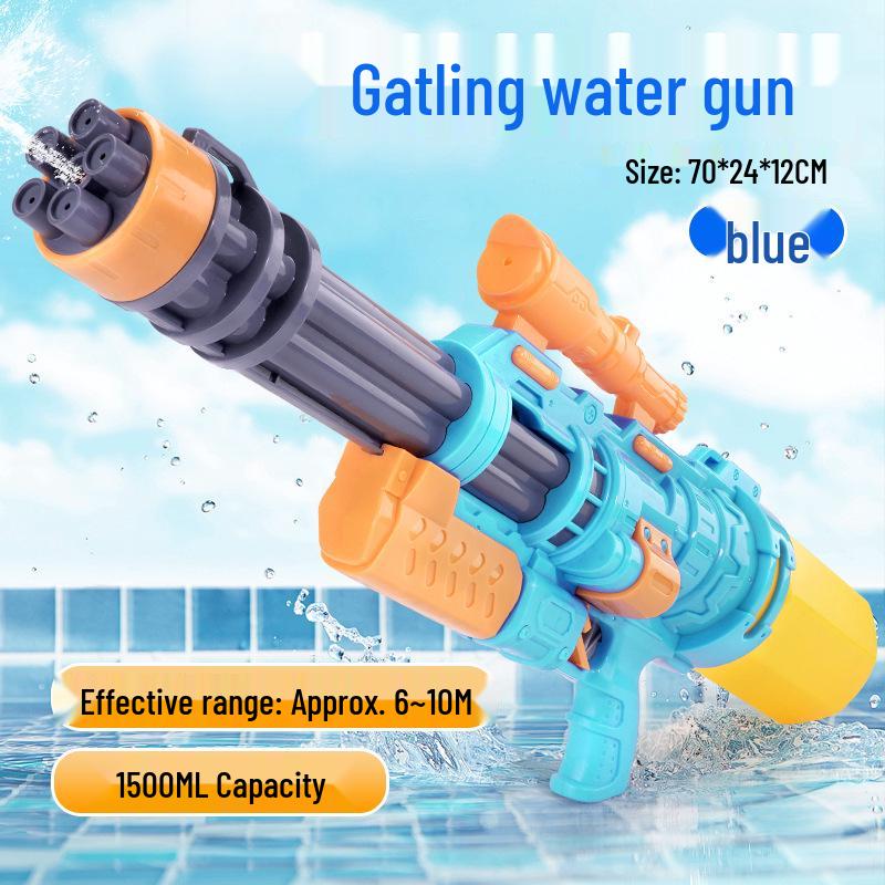Kids’ XL High-Pressure Gatling Water Gun for Beach Battles