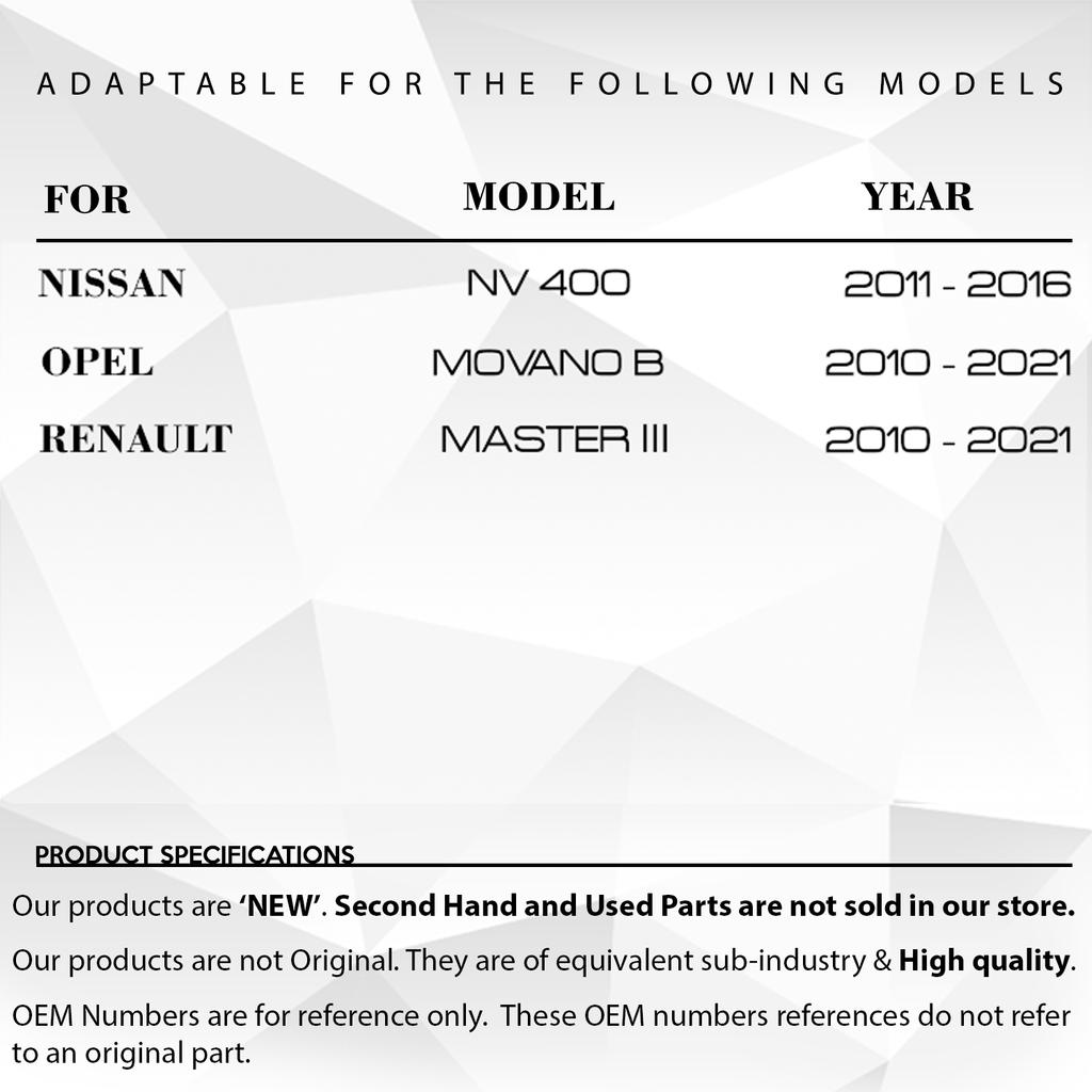 Зеркало-сигнал для Renault Master 3, Opel, Nissan - КОМПЛЕКТ ПРАВО-ЛЕВО