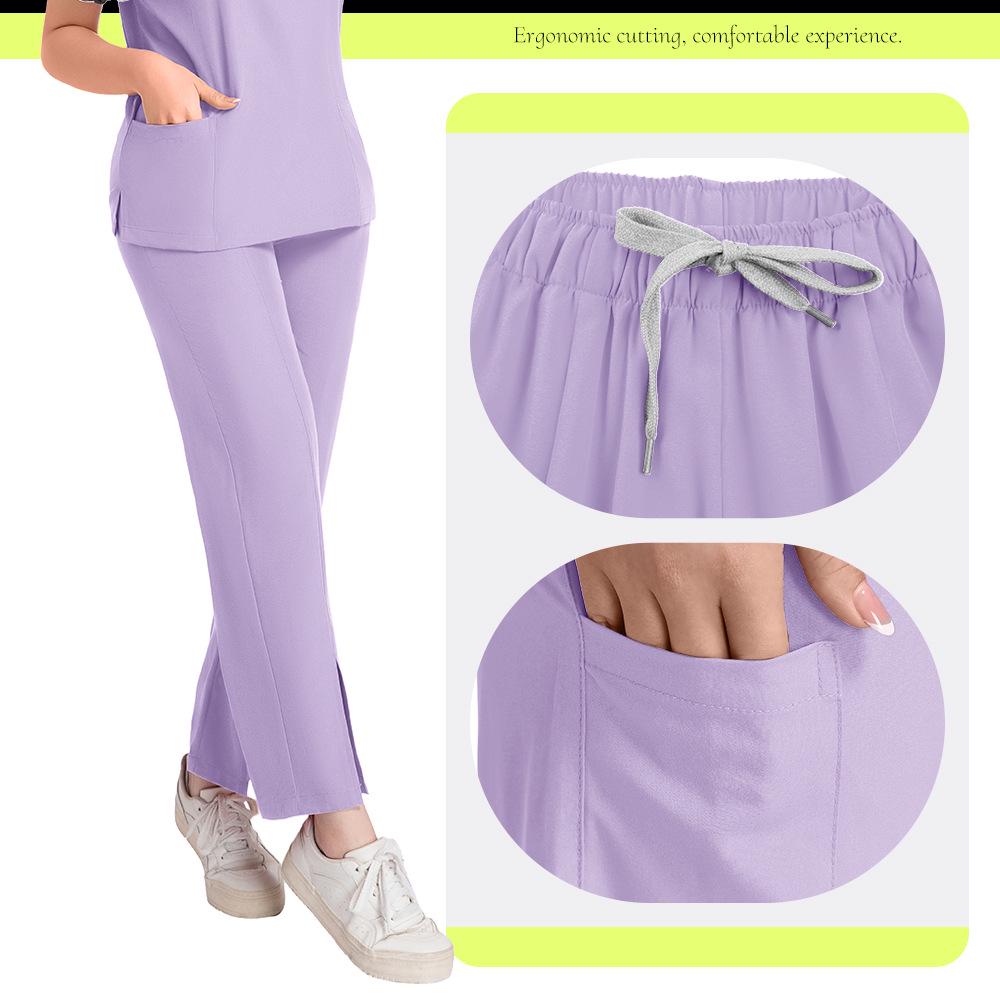 Унисекс медицинский костюм: Впитывающий пот, дышащий хирургический халат для медсестер и персонала стоматологической больницы.