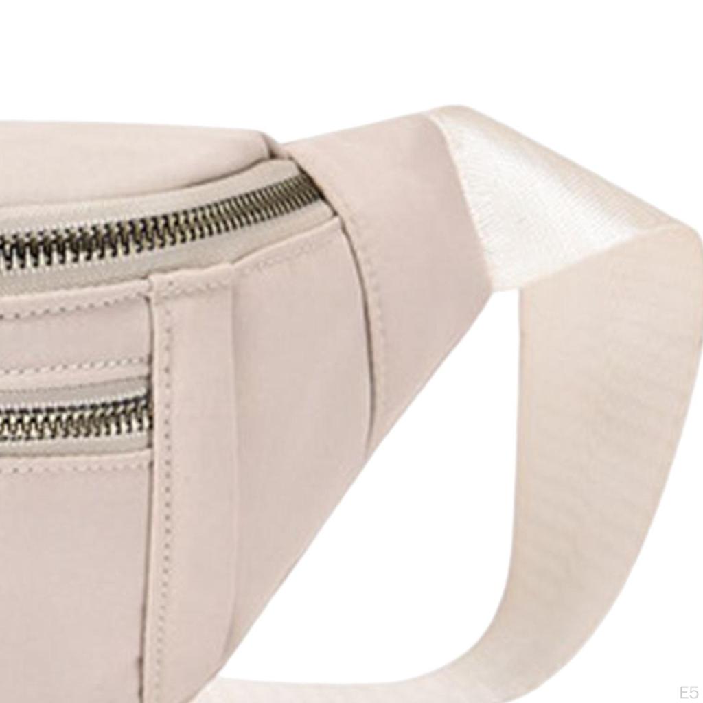 Fashion Women Fanny Pack Waist Adjustable Strap with 2 Zipper Pockets Bag Travel Workout Sports