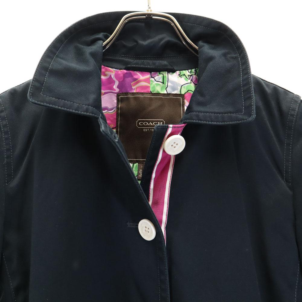 Coach Пальто-воротник из нержавеющей стали XS черное Женское Б/У