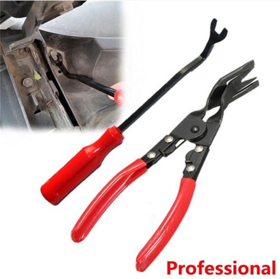17pcs New Car Panel Removal Tools Kit Trim Removal Tool Set for Car Panel Dash Audio Radio Removal Installer