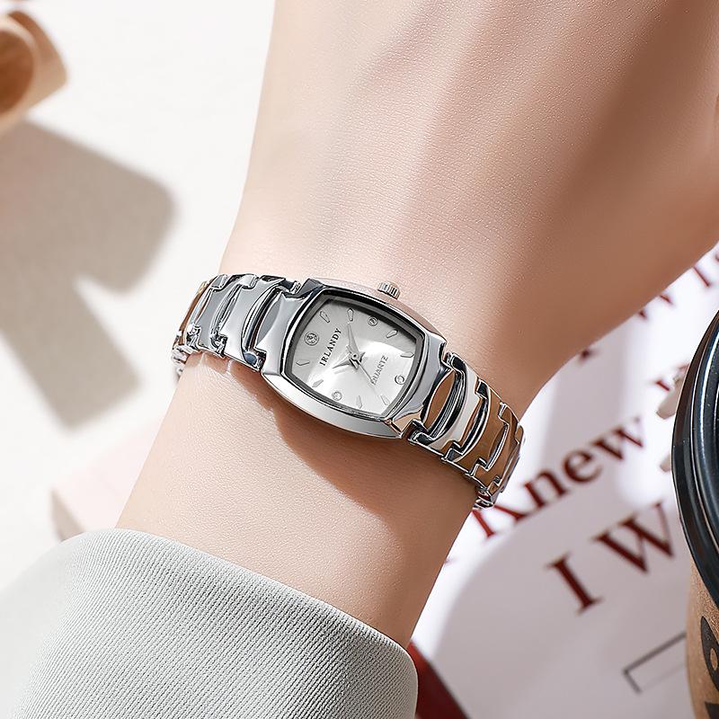 New Fashion Luxury Woman Business Watch Women Square Wristwatches Ladies High Quality Stainless Steel Quartz Watches Reloj Mujer