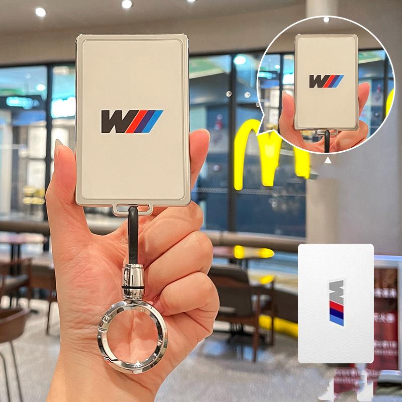 New TPU Car Smart Remote Key Case Cover Shell for BMW Card NFC Card Pack New 5 Series New 3 Series x5 X7 Keychain Accessories
