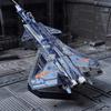 Красочный 3D-металлический пазл истребителя J-20, ручная работа, миниатюрная сборная модель самолета, игрушка-пазл, разработанная для творческого подарка взрослому
