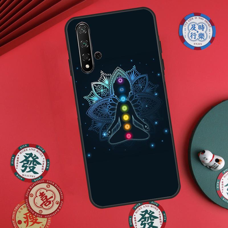 Чехол Mandala Chakra Yoga для Huawei Nova 12s 7i 8i 11i 12i Y73 Y70 Y90 Y60 Y72 Y61 Y91 9 10 SE P30 Pro P40 Lite