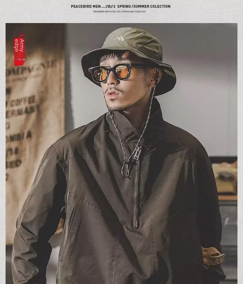 Мужская повседневная куртка в американском стиле в стиле ретро — весна и осень, модная свободная рабочая одежда