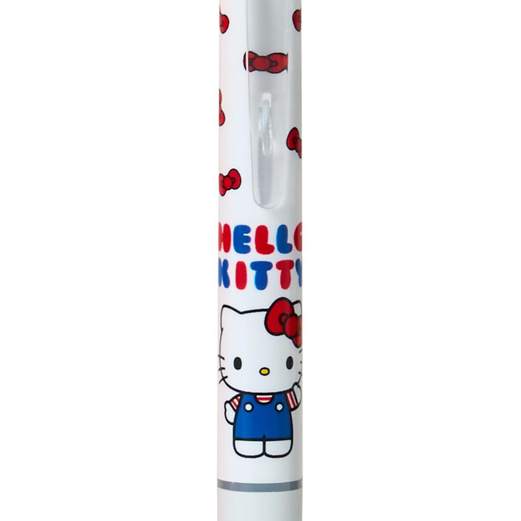 Sanrio Ручка шариковая стираемая FriXion Ball Knock Hello Kitty Поликарбонатная шариковая ручка с кнопкой 768219 (3-Pack) Диаметр 0,5 мм, Цвет Черный, Тип,