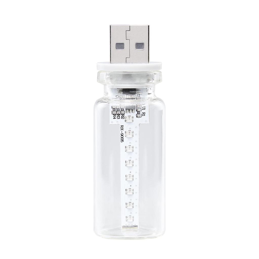 Переливающаяся USB-ночник с сенсорным управлением RX9005: Многорежимный, Plug-and-Play для спальни или автомобиля