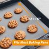 Large Silicone Baking Mat Roll, Can Be Cut Reusable Oven Sheet Liners for Cookie Bread, Non-stick Non Slip Dough Rolling Pastry