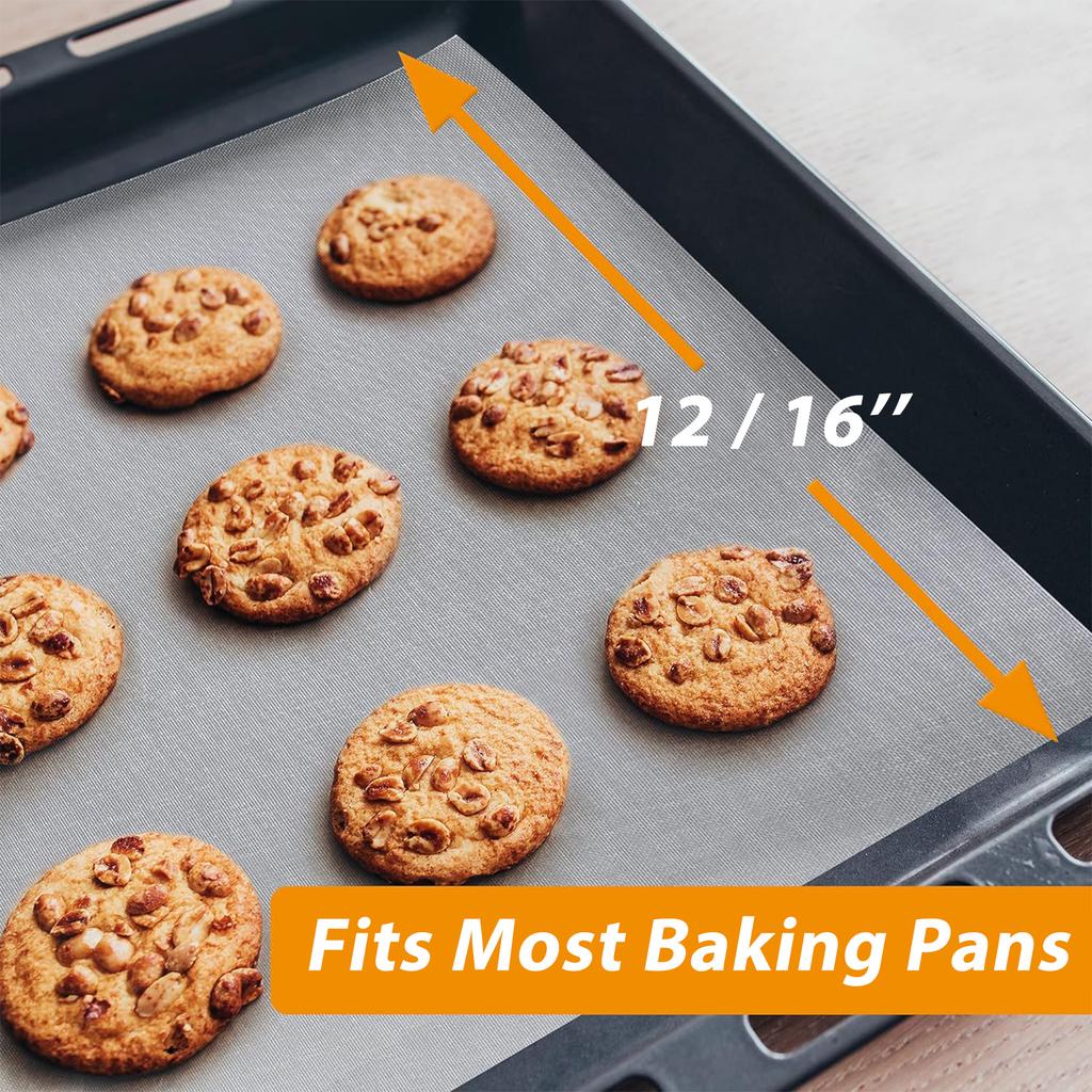 Large Silicone Baking Mat Roll, Can Be Cut Reusable Oven Sheet Liners for Cookie Bread, Non-stick Non Slip Dough Rolling Pastry