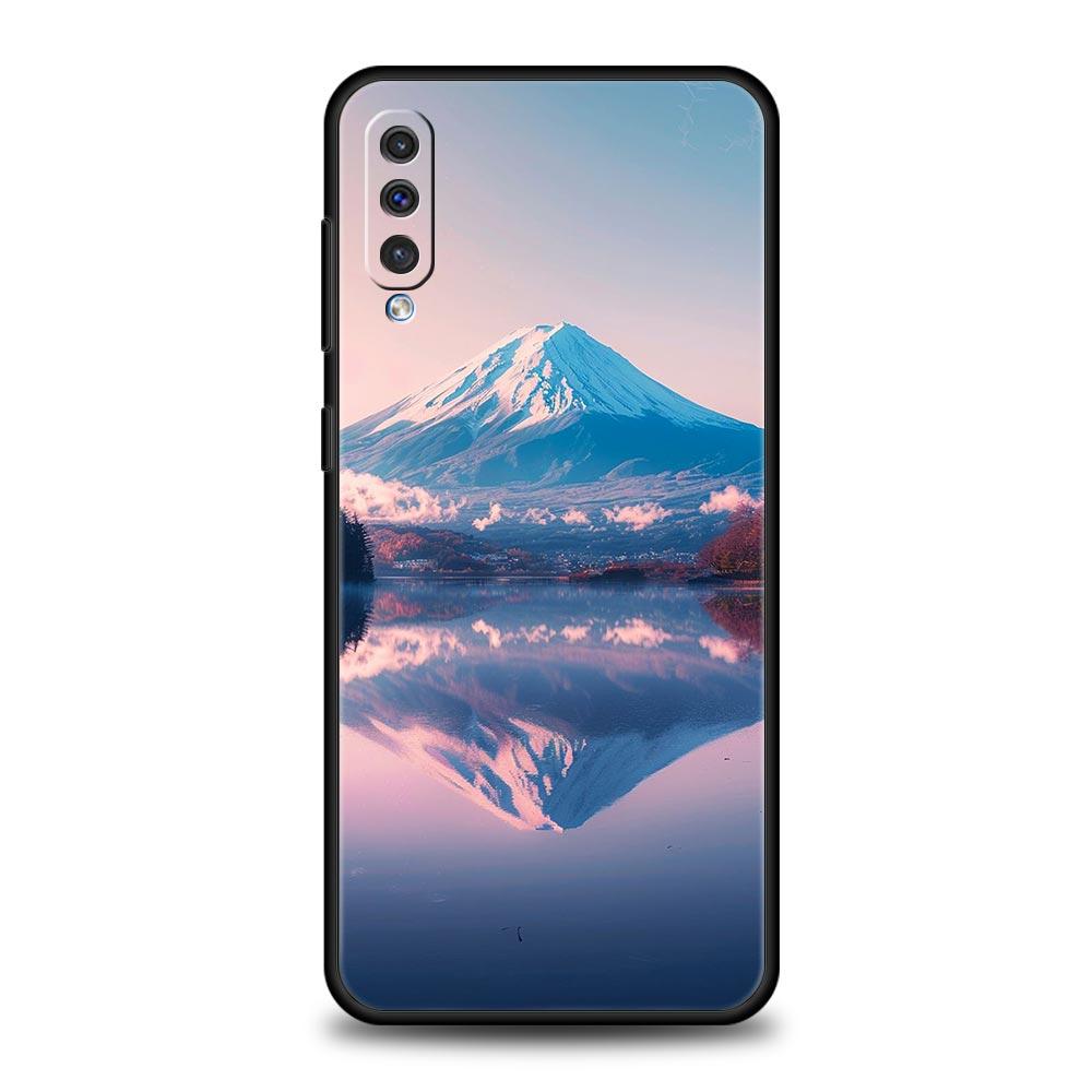 Япония Гора Фудзи Вишня Чехол для телефона для Samsung A56 A36 A26 A24 A12 A14 A16 A50 A70 A20E A22 A40 A34 A54 A42 A52 A04s A06