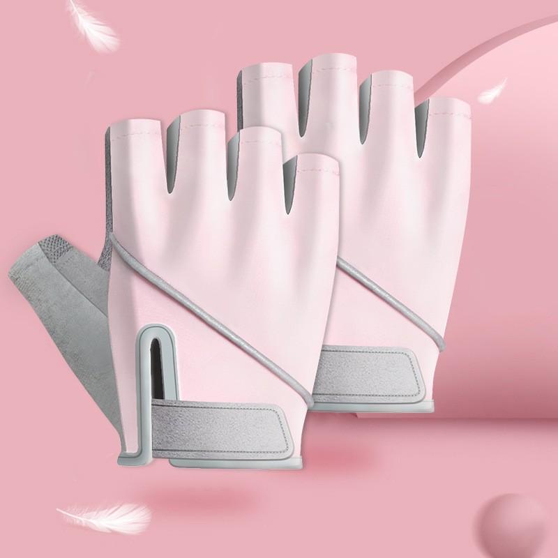 Женские спортивные и фитнес-перчатки, противоизносные щитки для запястий, турник, железные тренировки, бег, вращение, антикокон, дышащие, противоскользящие.