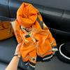 Women's Imitation Cashmere Jacquard Scarf with Tassels - 2024 Fall/Winter Collection