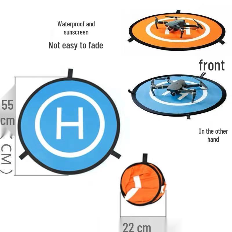 Portable Foldable Dustproof Drone Landing Mat – Sand/Grass Compatible