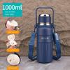 Large-Capacity Thermos Cup for Middle and High School Students, Boys' 316 Stainless Steel Portable Sports Straw Water Bottle, Kidsren's Anti-Fall