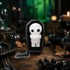 Оригинальное украшение «Призрачный кот» 3D-печать, Хэллоуинский брелок-игрушка-антистресс, Милая игрушка-мумия, Подарки для детских вечеринок, Мини-подвеска-рюкзак, Новинка, Настольная игрушка для снятия стресса
