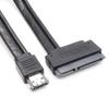 45 см 5 В 12 В Питание eSATA USB 2.0 Комбинированный Кабель 7+15Pin SATA на 22Pin eSATA Plug&Play Высокоскоростной для 2.5 3.5 SATA HDD SSD Жесткого Диска