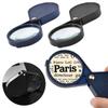 Optical Glass Lens Pocket Folding Magnifier Reading Magnifying Glass Handheld Jewelry Loupe
