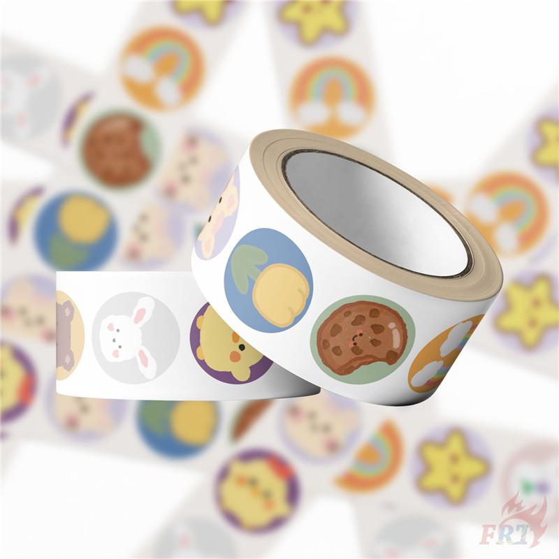 500 шт./рулон Исцеляющие мультяшные детские наклейки для поощрения - Сделай сам Скрапбуки Альбом Декор Герметизирующие этикетки Наклейки