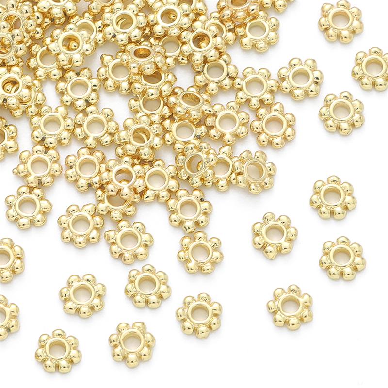 10 шт., медная корзина с покрытием, снежинка, разделительные бусины для DIY, ожерелье, браслет, серьги, изготовление ювелирных изделий, аксессуары для рукоделия