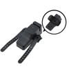 Black Camping Twin Bells Clip LED Light Rod Bite Alerter Alarm Digital Fishing Alarm Bite Bite