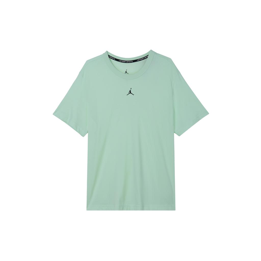 Jordan T Shirts Men's Mint Crew Neck Moderate Straight Fit FN5830-353