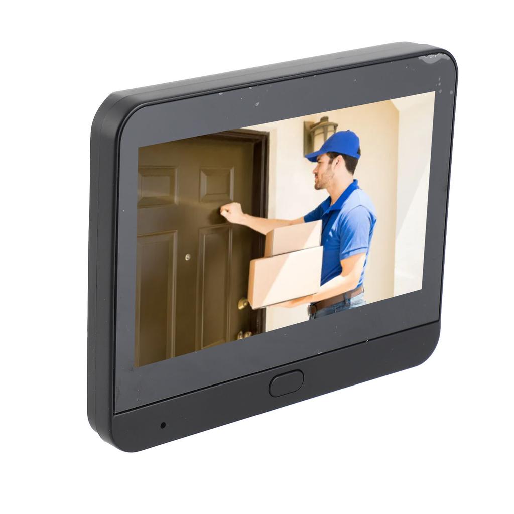 Видеоглазок-домофон WiFi 1080P Обнаружение движения 4,3-дюймовый ЖК-дисплей Цифровой дверной глазок