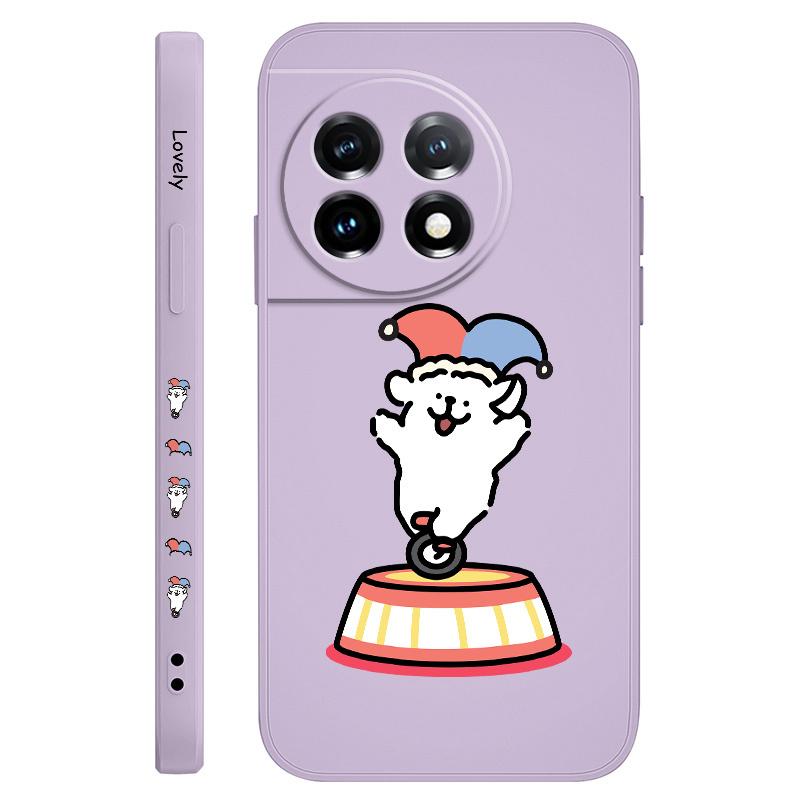 Acrobatic Puppy Phone Case For Oneplus 13 13R 12 12R 11 11R 10 10R 10T 9R 9RT 9 8T 8 7 7T Pro 5G Liquid Silicone Cover