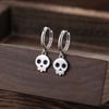 Хэллоуинские серьги-черепа для женщин, праздничные аксессуары, модные и персонализированные панк-серьги